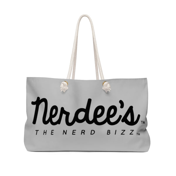 Nerdee's Official Logo  - Weekender Bag - Light Gray
