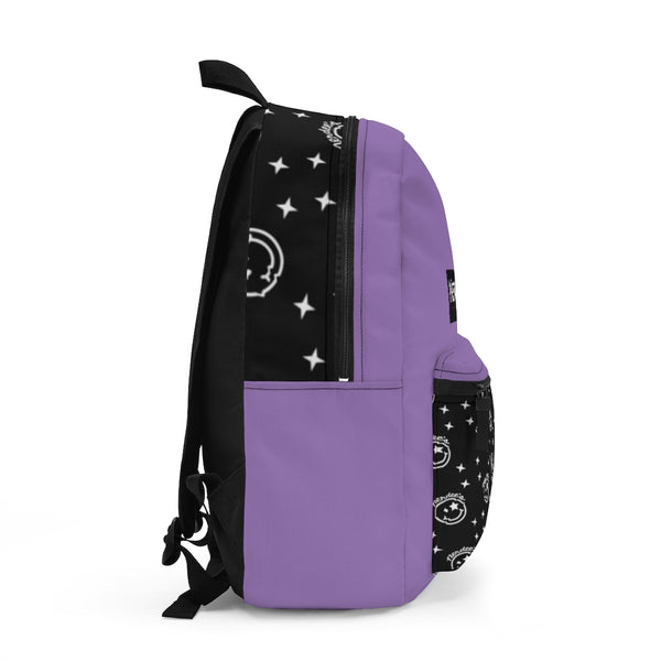 Nerdee's Logo Backpack (Design 05) - Violet