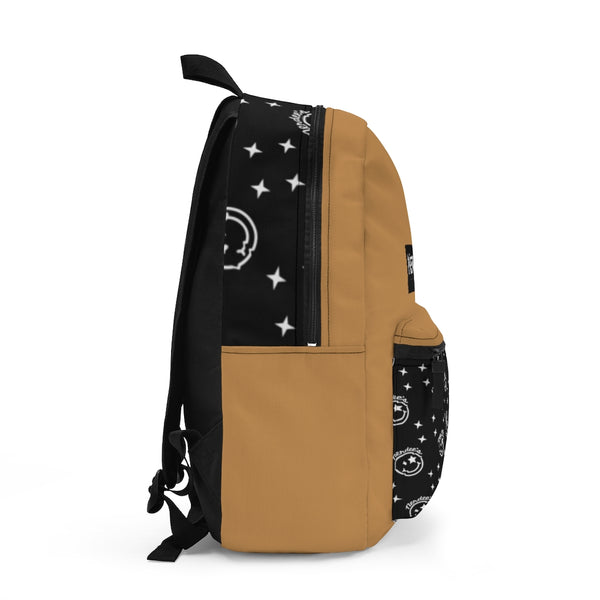 Nerdee's Logo Backpack (Design 05) - Tan