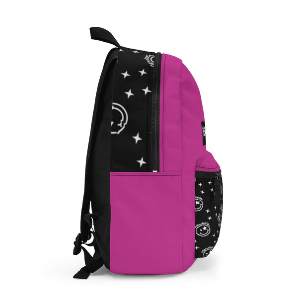 Nerdee's Logo Backpack (Design 05) - Hot Pink