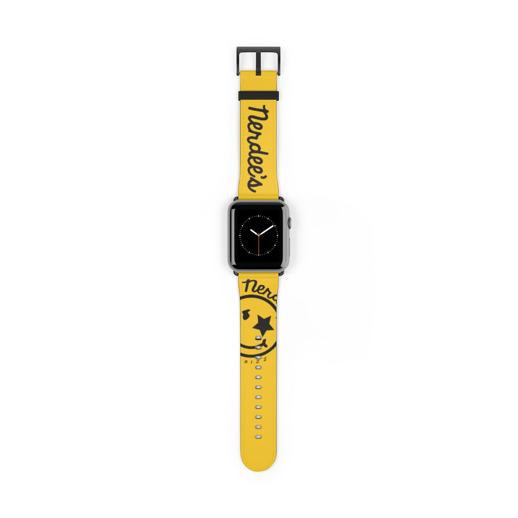 Nerdee's Official Logo Watch Band - (Design 01) Yellow