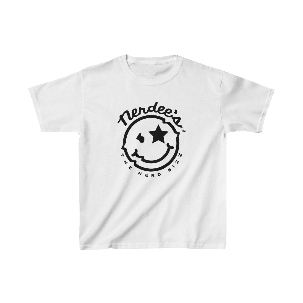 Nerdee's Official Logo "Mr. Smiley" - Kids Heavy Cotton Tee