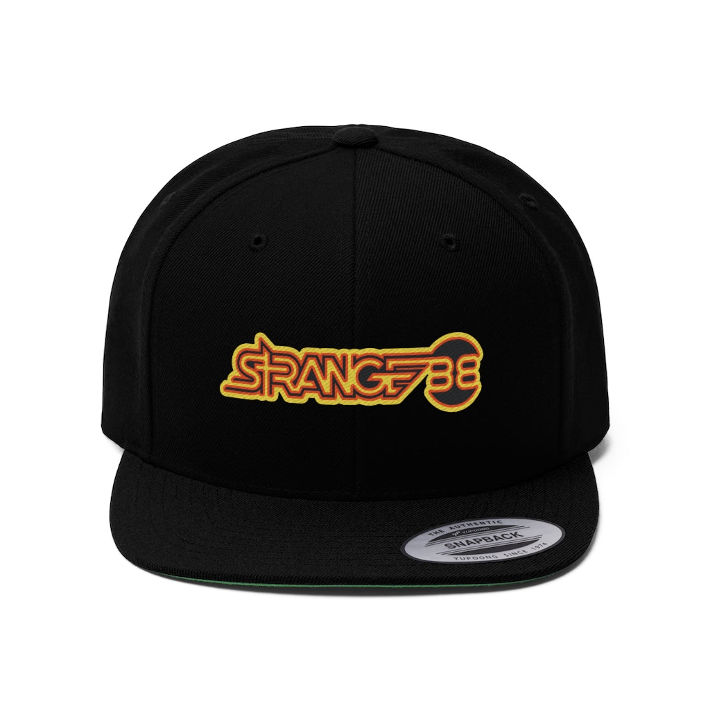 Strange 88 "Retro 88" Logo YEL/ORG/BLK - Unisex Flat Bill Hat