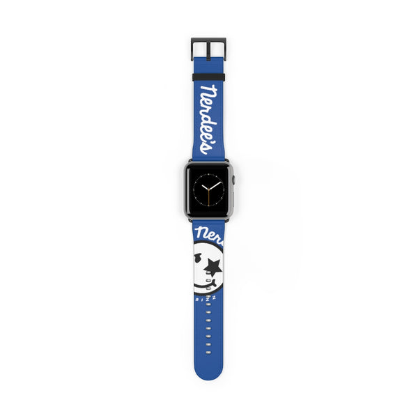 Nerdee's Official Logo Watch Band - (Design 02) Blue