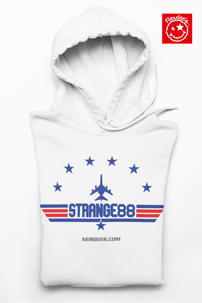 Strange 88 Retro Logo Hoodie "Maverick" - Unisex Heavy Blend™ Hooded Sweatshirt