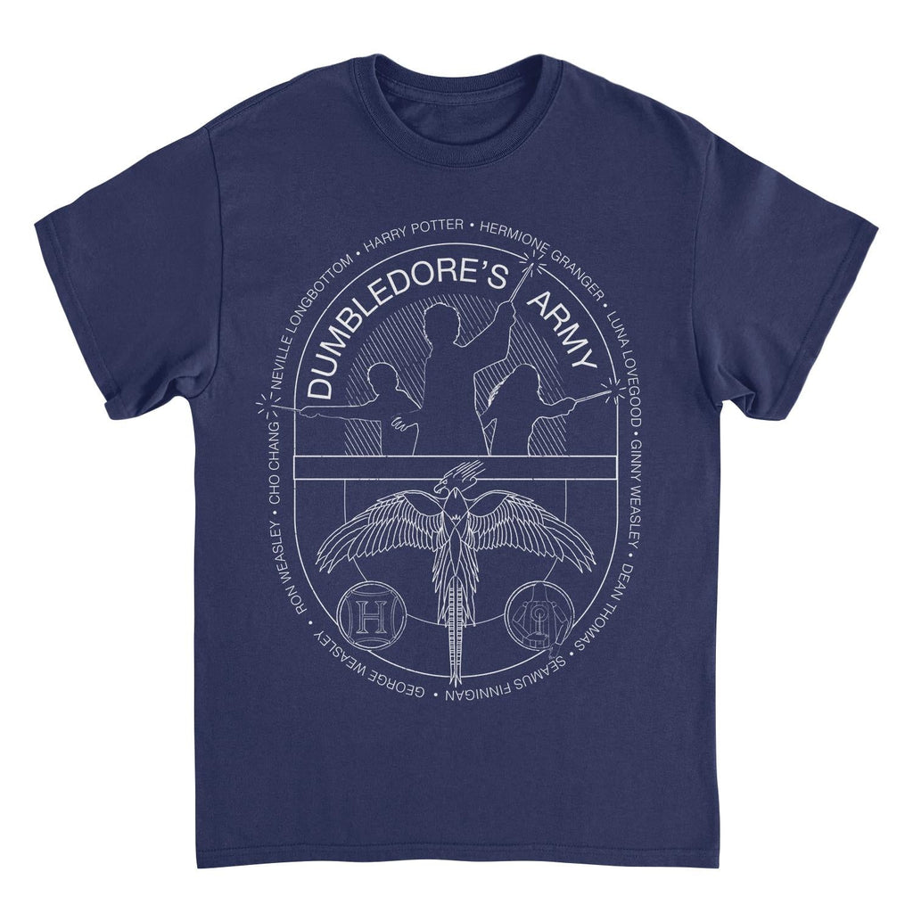 Harry Potter Dumbledores Army Emblem Navy T-Shirt