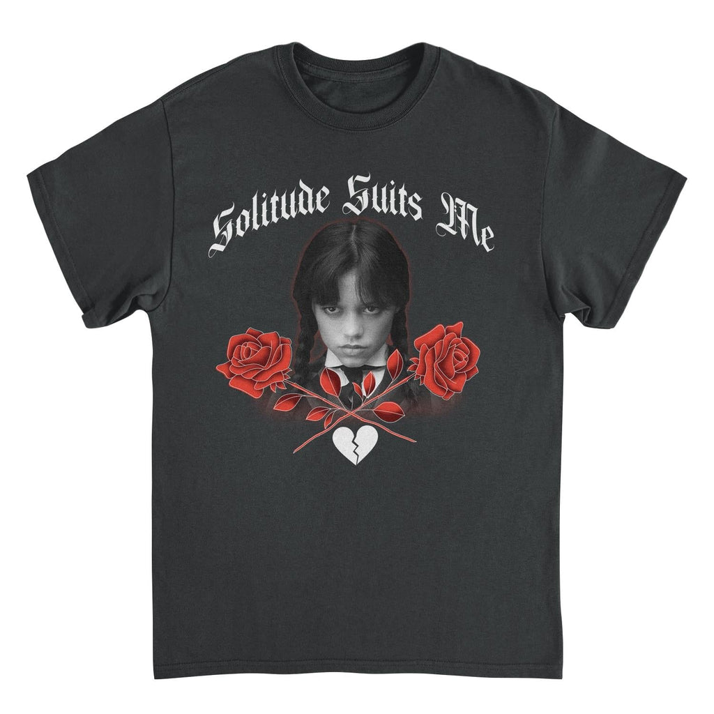 Wednesday Solitude Black T-Shirt