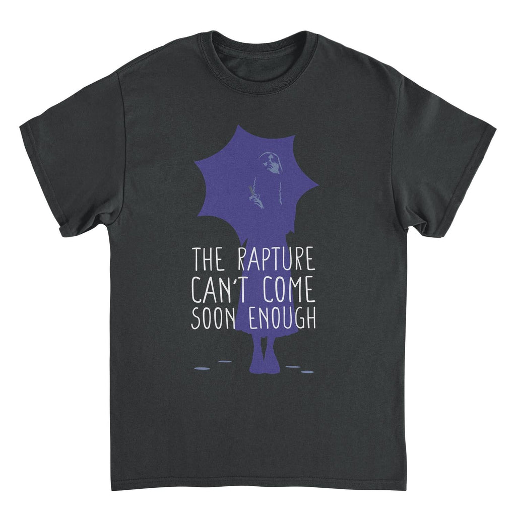 Wednesday Rapture Umbrella Black T-Shirt