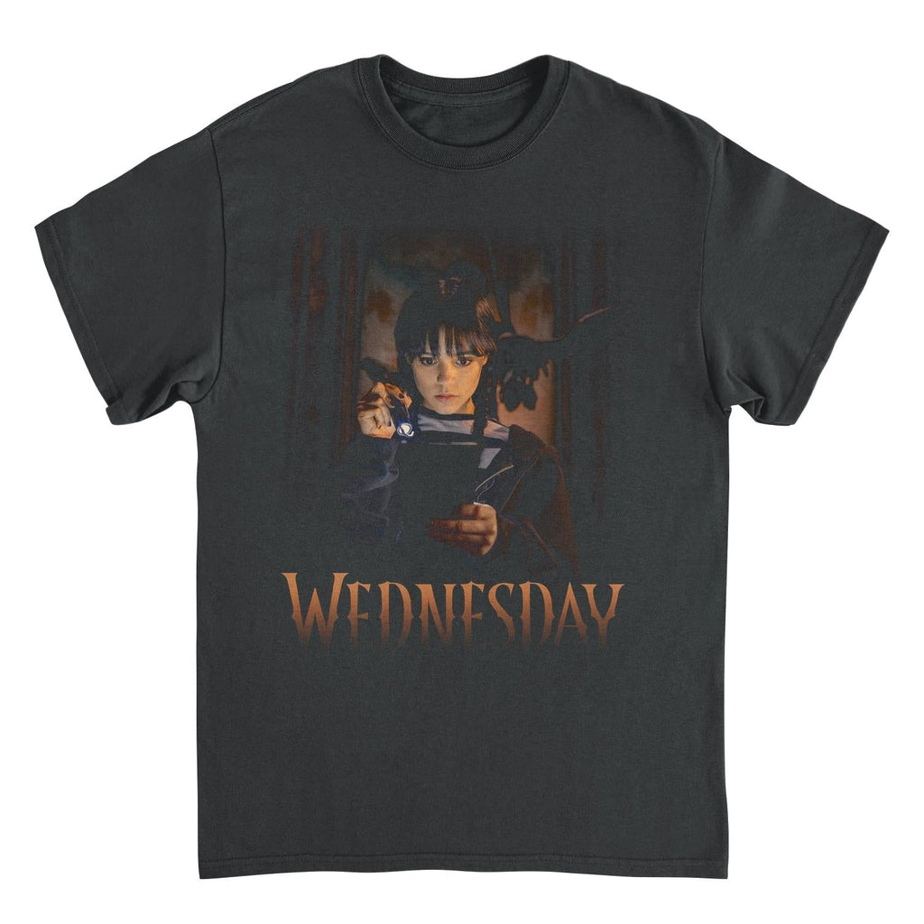 Wednesday Flashlight Black T-Shirt