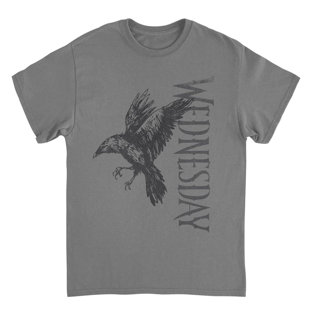 Wednesday Raven 2 Charcoal T-Shirt