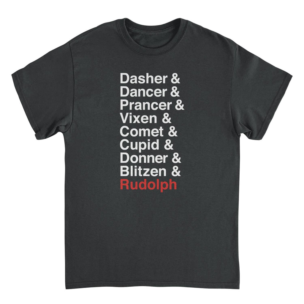 Christmas T-Shirt - Reindeer Names