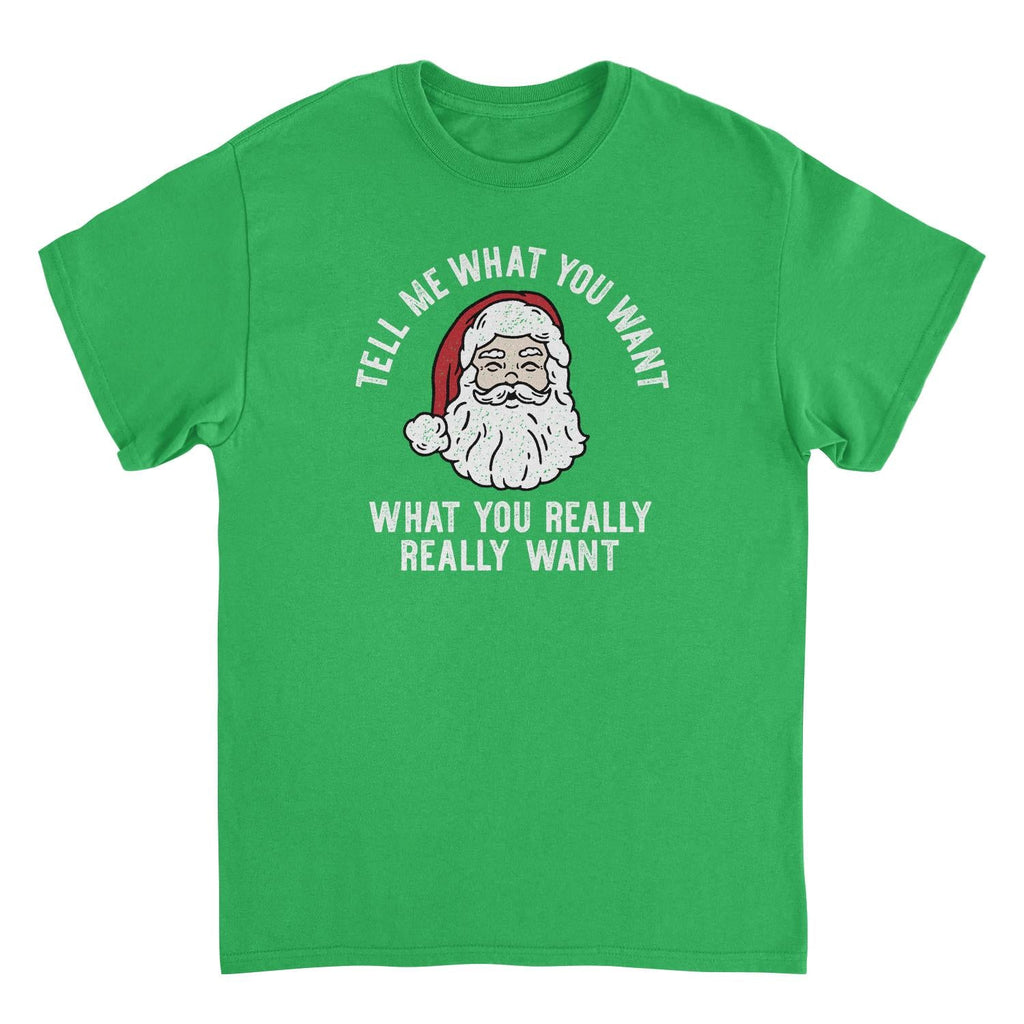 Christmas T-Shirt - Tell Me What you Want What You Really Really Want