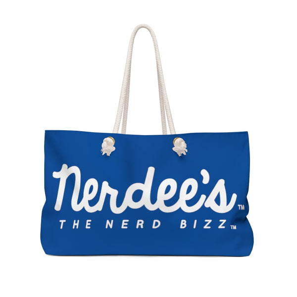 Nerdee's Official Logo  - Weekender Bag - Blue