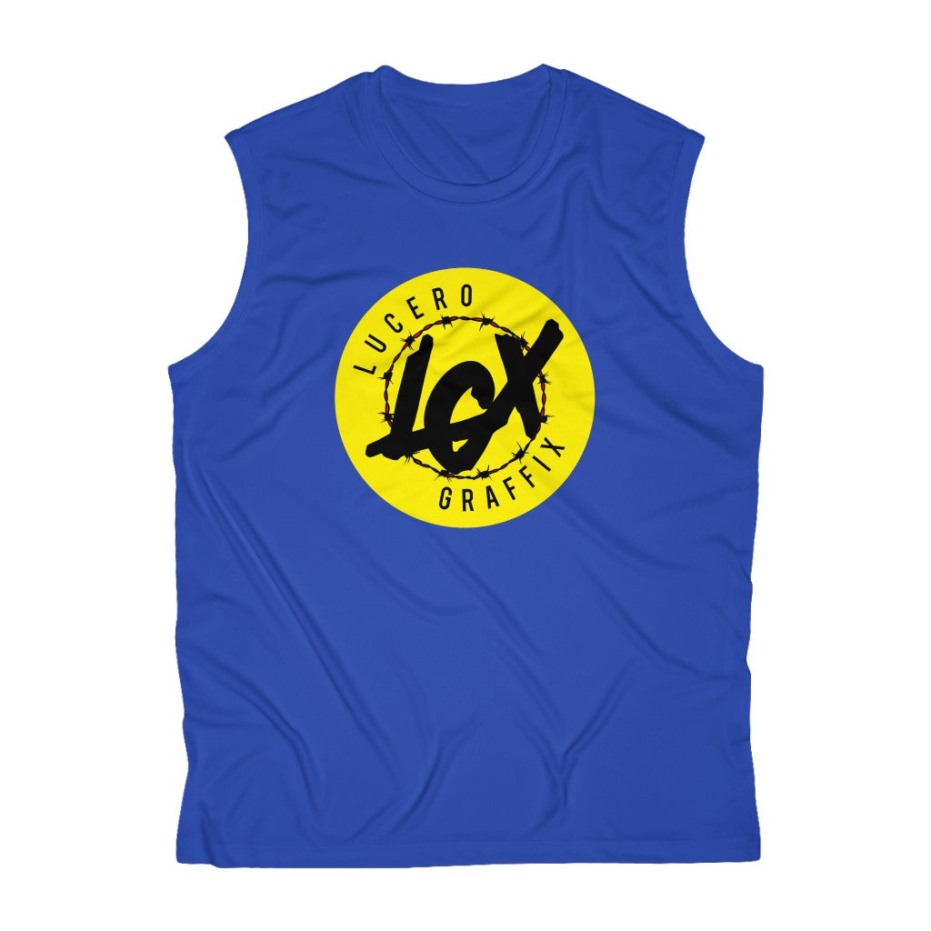 LGX Logo (Yellow) - Men's Sleeveless Performance Tank
