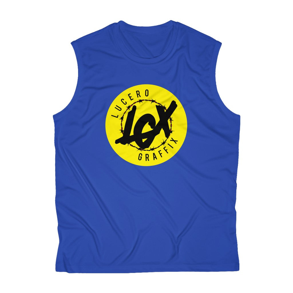 LGX Logo (Yellow) - Men's Sleeveless Performance Tank
