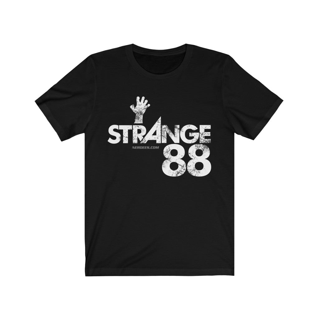 Strange 88 Retro Logo Tee "80's Horror" - Unisex Jersey Short Sleeve Tee