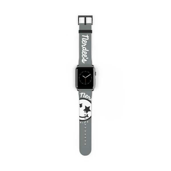 Nerdee's Official Logo Watch Band - (Design 02) Dark Gray