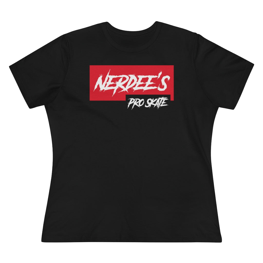 Nerdee's Pro Skate Logo Tee -  Women's Premium Tee