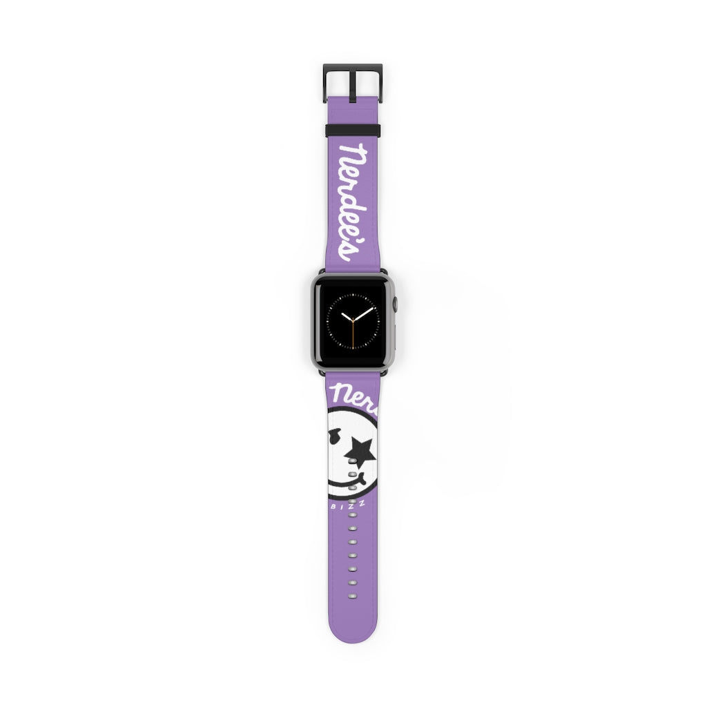 Nerdee's Official Logo Watch Band - (Design 02) Violet