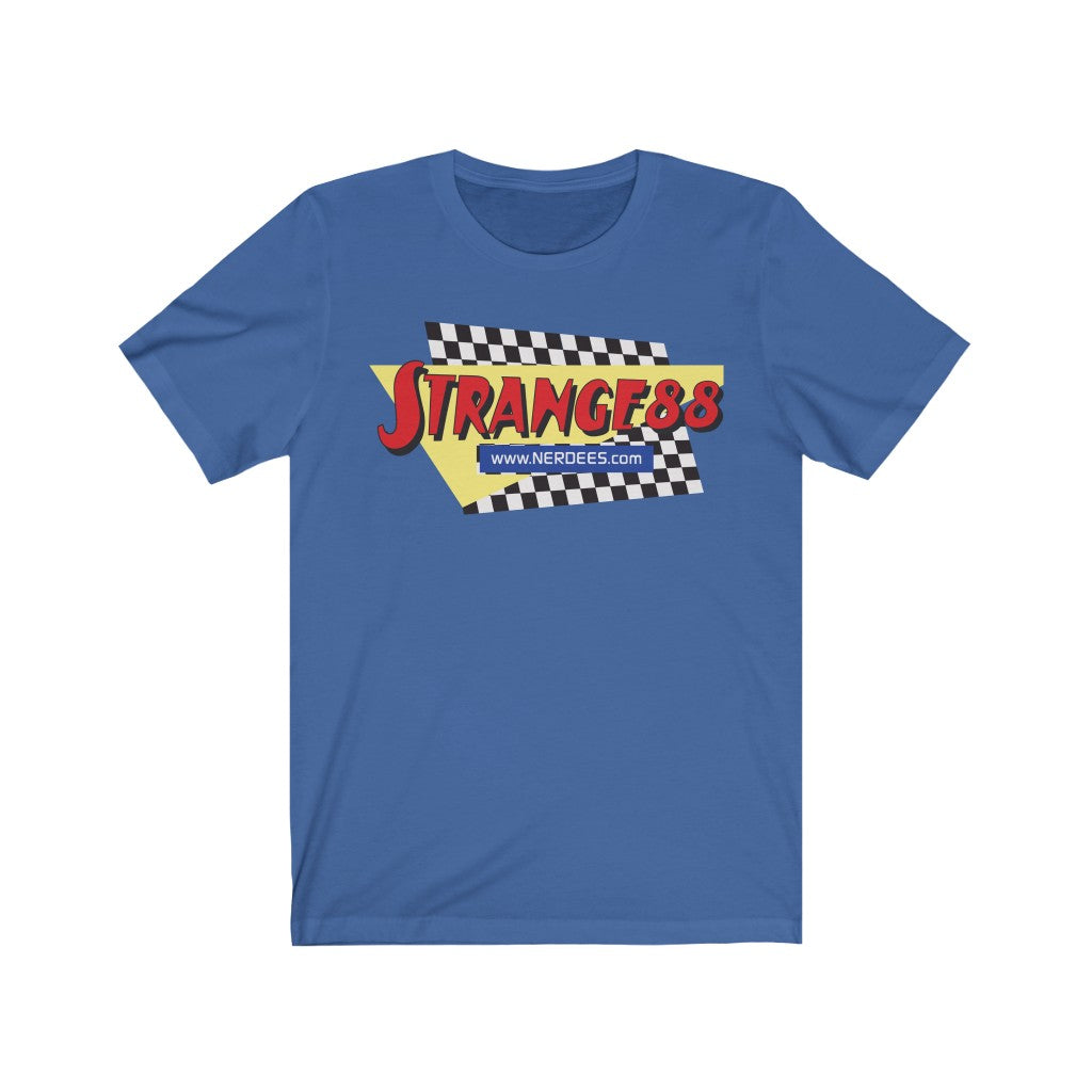 Strange 88 Retro Logo Tee "Fast Times" - Unisex Jersey Short Sleeve Tee