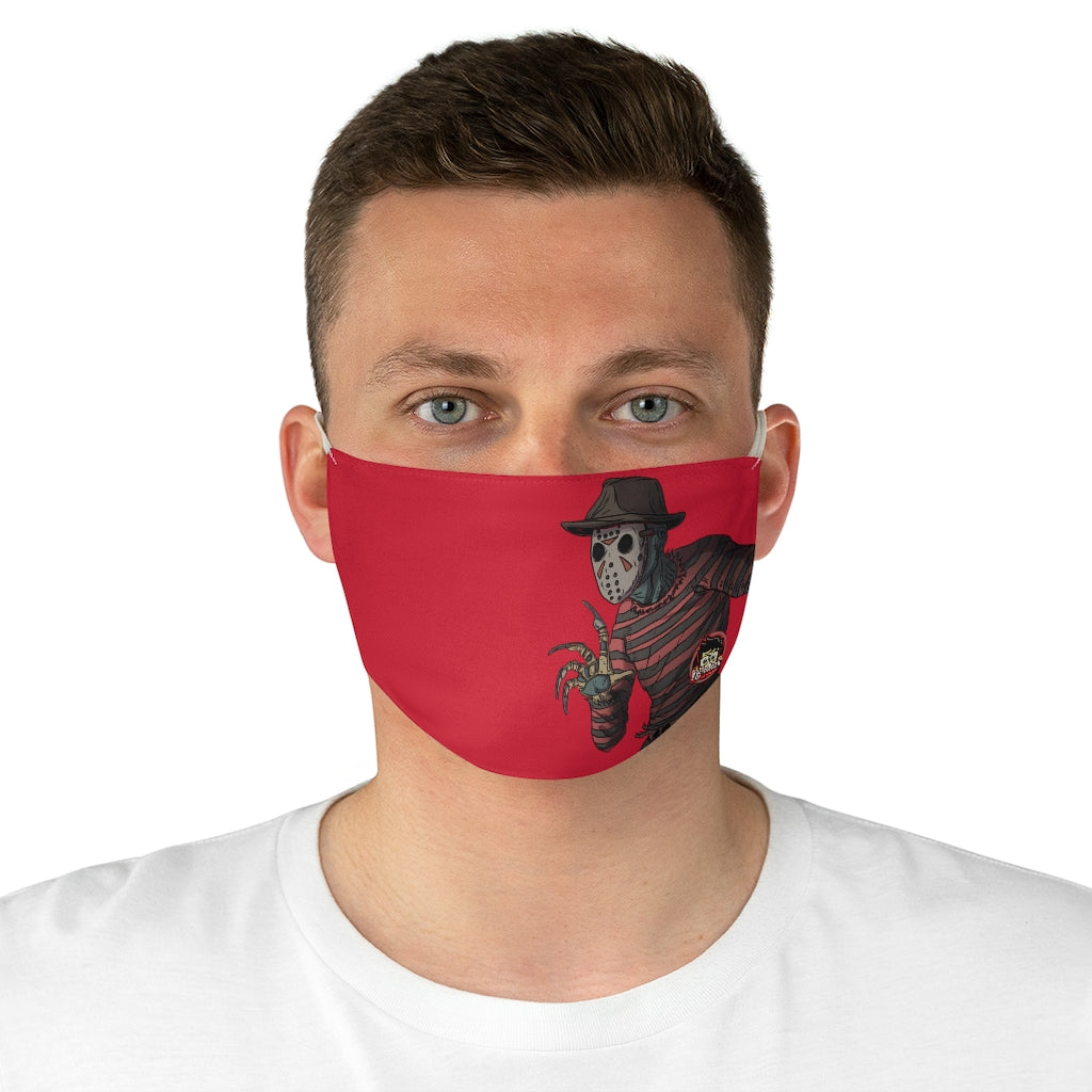 Strange 88 "Retro 80's Horror - The Slasher" Collectible Fabric Face Mask - Dark Red