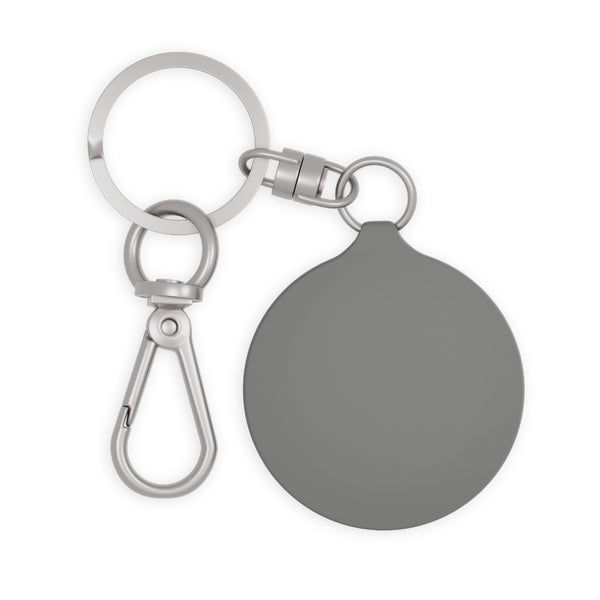 Nerdee's Logo Key Ring - White