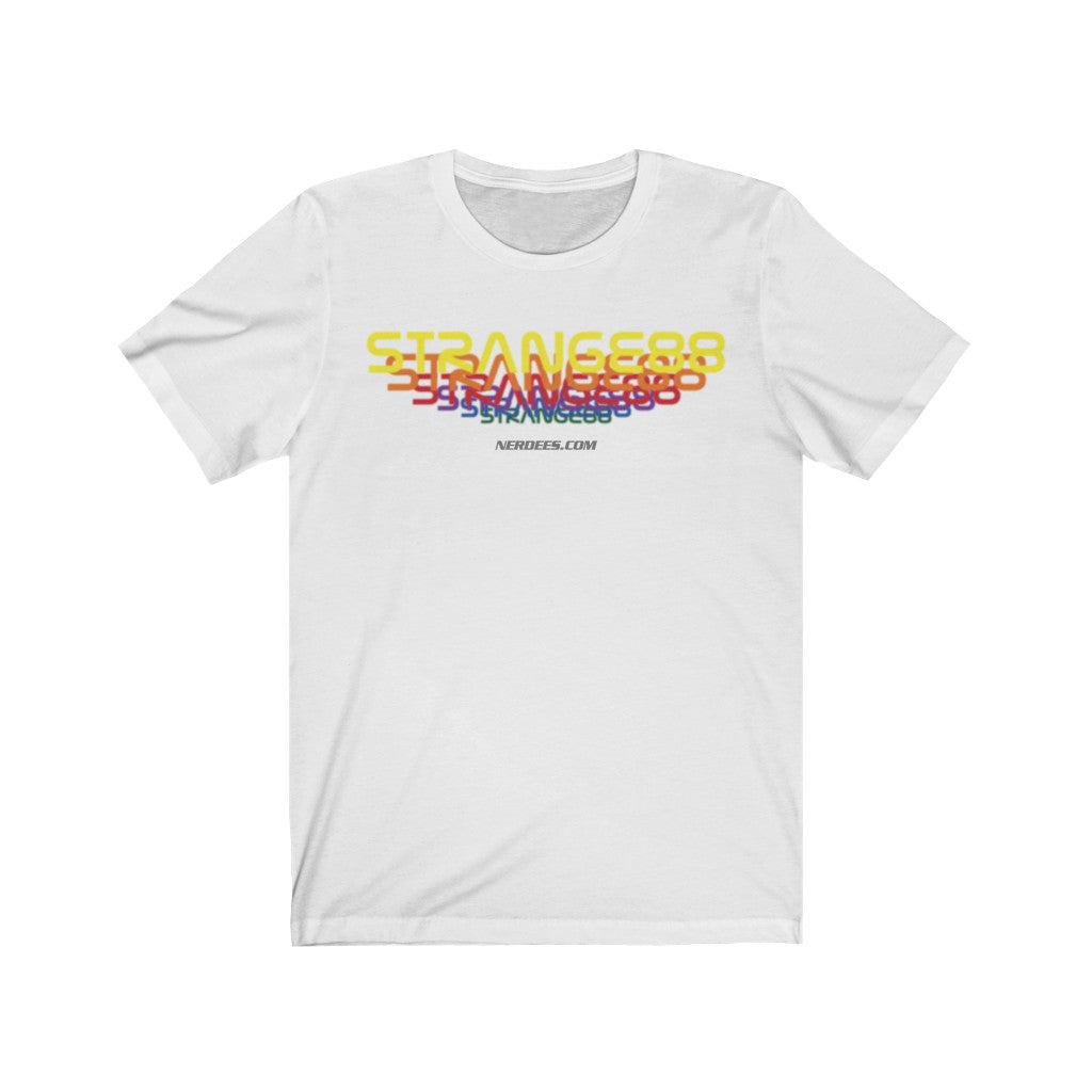 Strange 88 Retro Logo Tee "Spaced Out" - Unisex Jersey Short Sleeve Tee