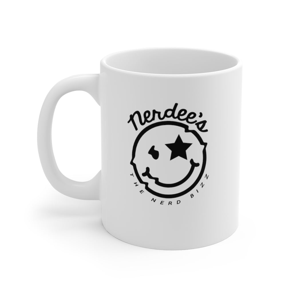 Nerdee's Official Logo Mug 11oz - White