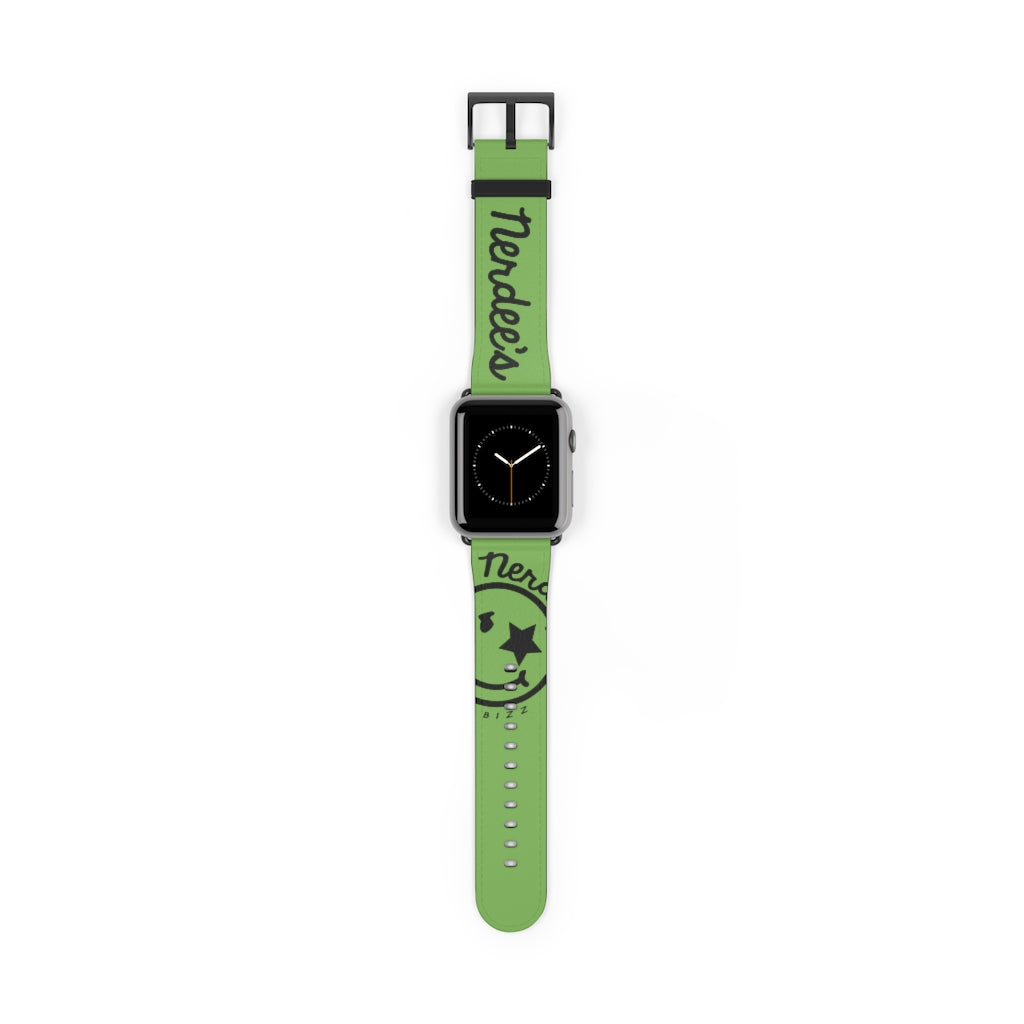 Nerdee's Official Logo Watch Band - (Design 01) Light Green