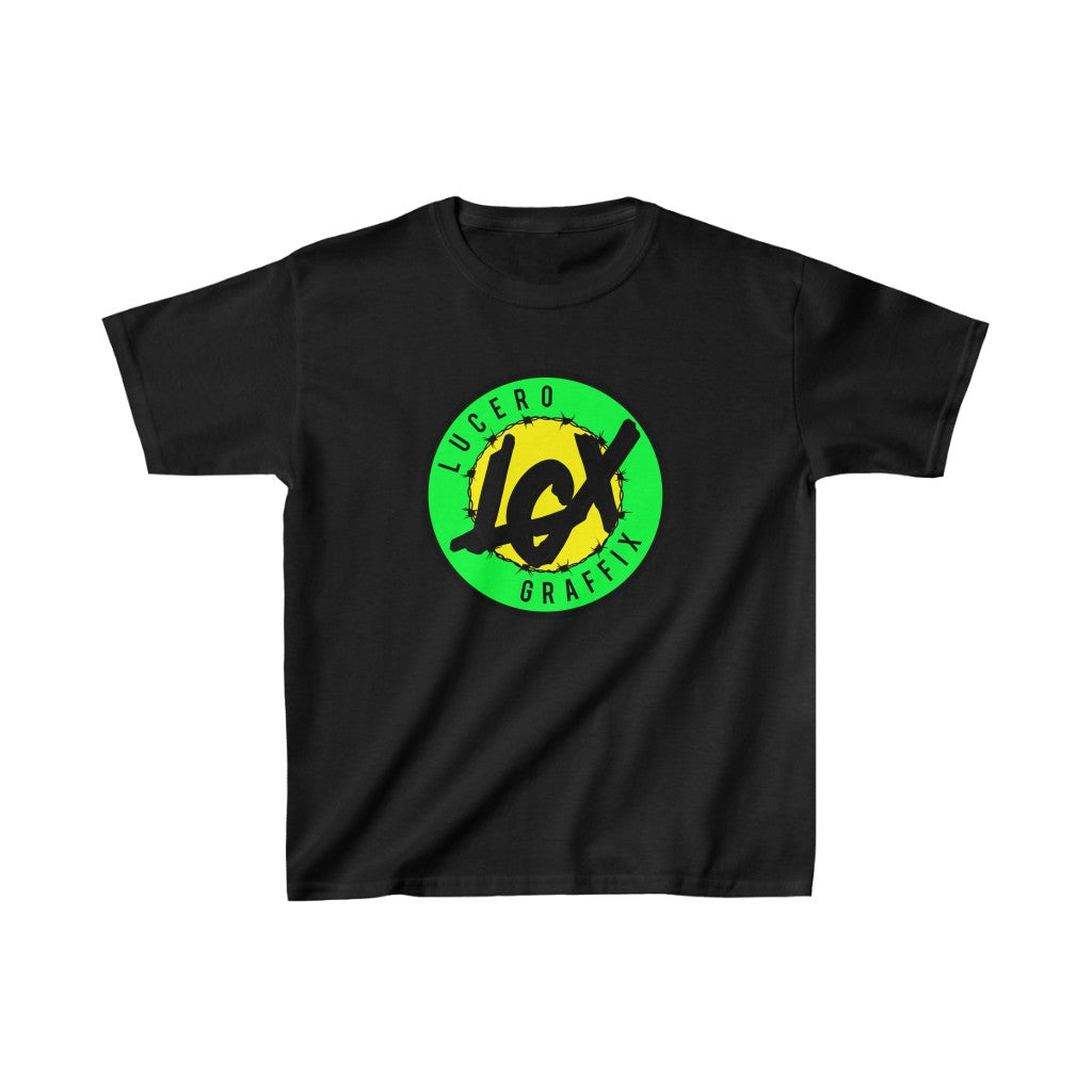 LGX GRN/YEL/BLK Logo - Kids Heavy Cotton™ Tee