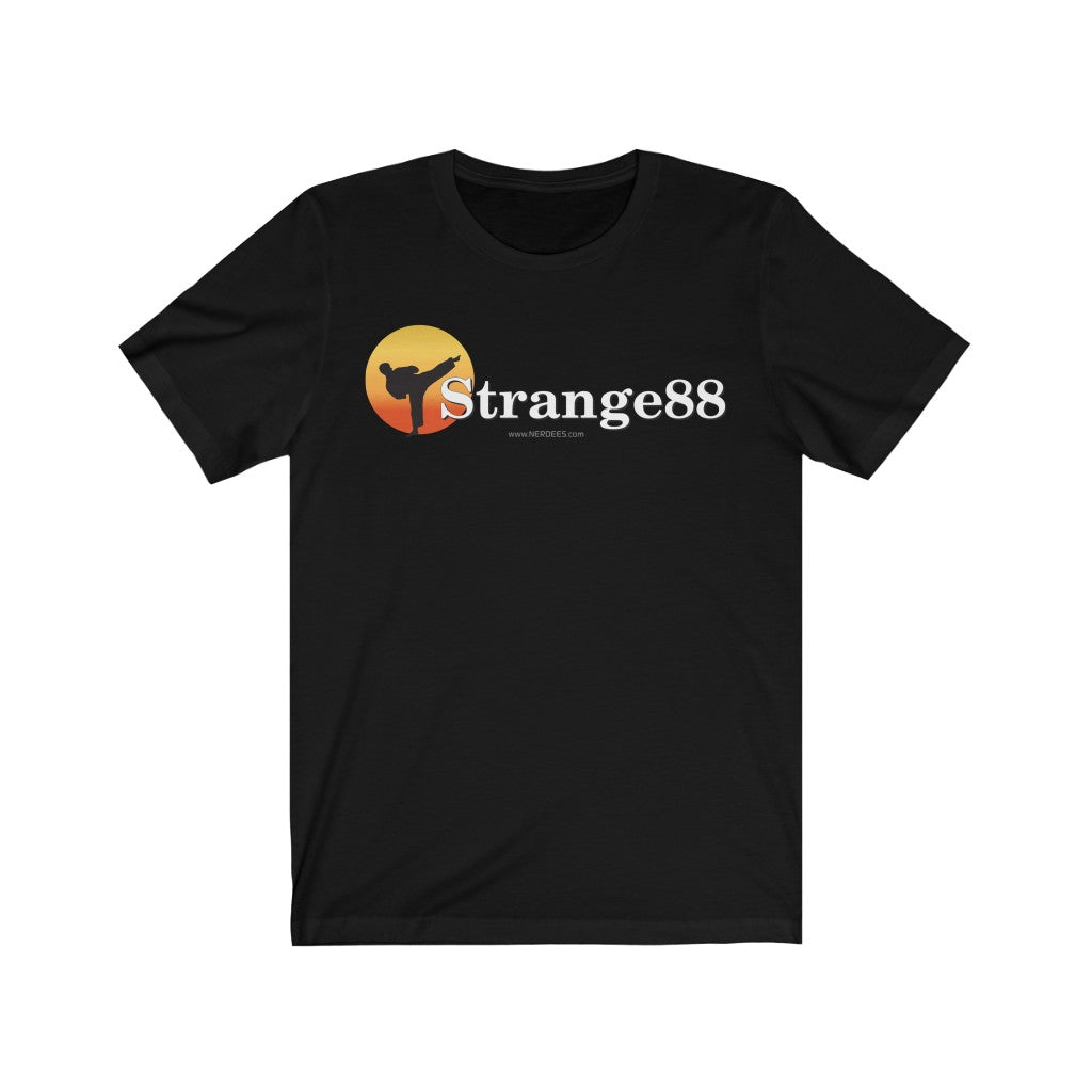 Strange 88 Retro Logo Tee "Kickin It 80's Style" - Unisex Jersey Short Sleeve Tee