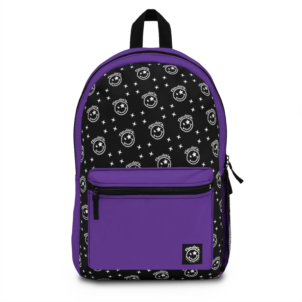 Nerdee's Logo Backpack (Design 04) - Purple