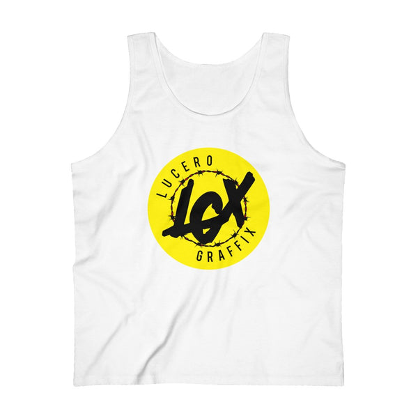 LGX Logo (Yellow) - Men's Ultra Cotton Tank Top