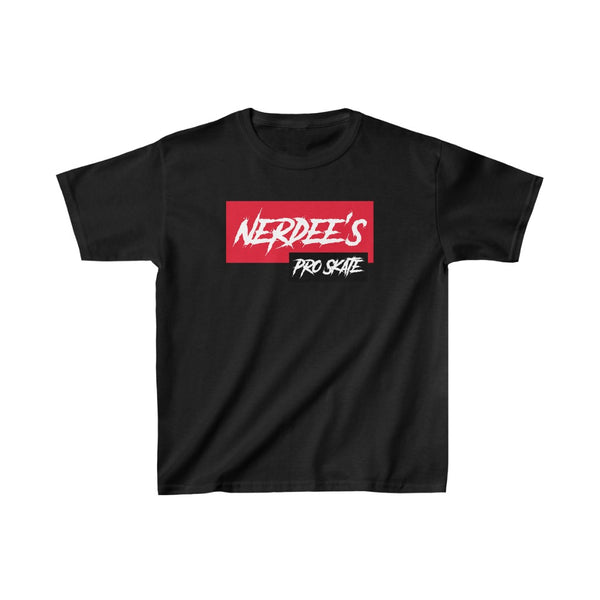 Nerdee's Pro Skate Logo - Kids Heavy Cotton Tee