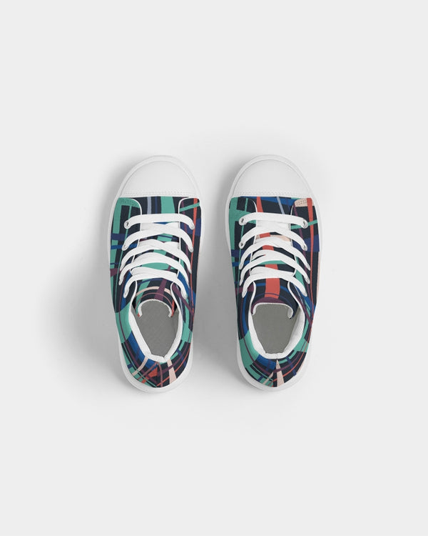 Kids Hightop Canvas Shoe - Weave