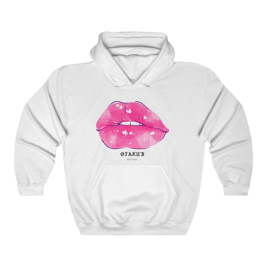 Otaku's Boutique "Hot Pink Lips" - Unisex Heavy Blend™ Hooded Sweatshirt