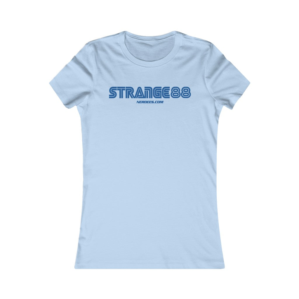 Strange 88 Retro Logo ""Mega 16 Bit"" (BLU Design 01) - Women's Favorite Tee
