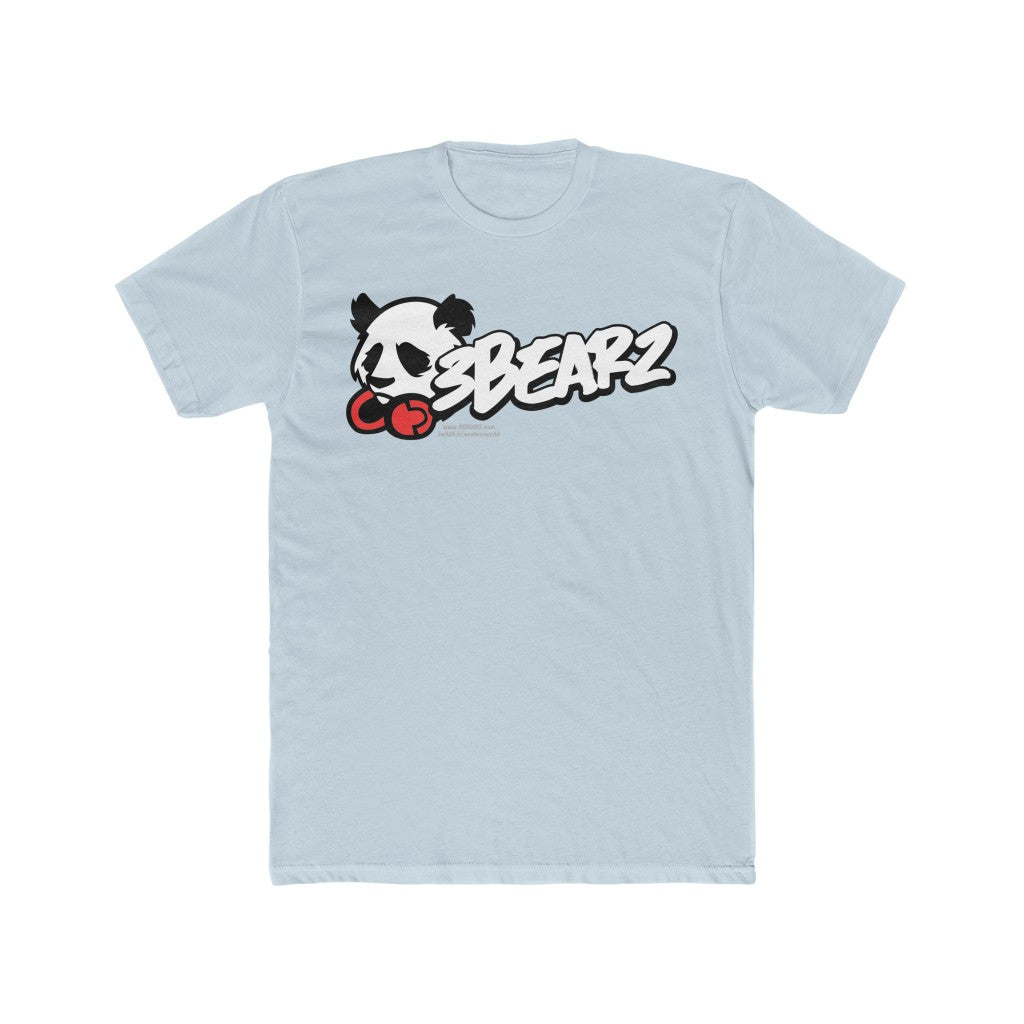 3Bearz Clothing Logo - Men's Cotton Crew Tee