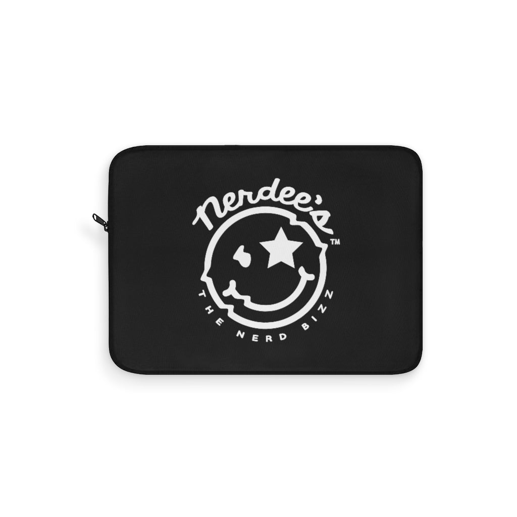 Nerdee's Official Logo Laptop Sleeve - Black