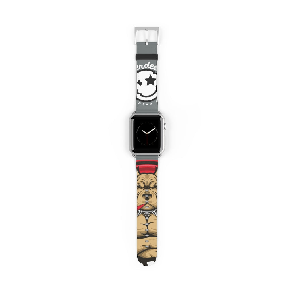 Nerdee's "Pitbull" Watch Band - (Design 01) Dark Gray