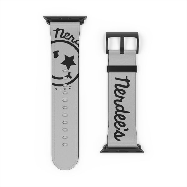 Nerdee's Official Logo Watch Band - (Design 01) Gray