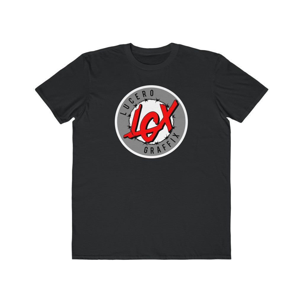LGX Logo (WHT/GRY/RED) - Men's Lightweight Fashion Tee