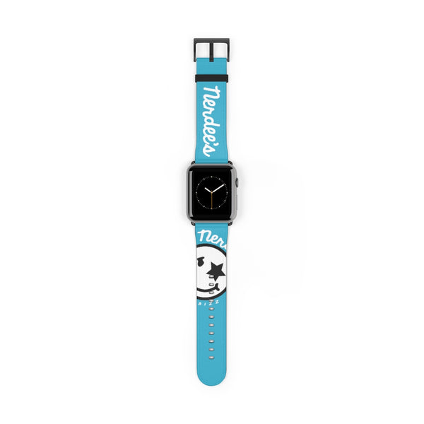 Nerdee's Official Logo Watch Band - (Design 02) Aqua