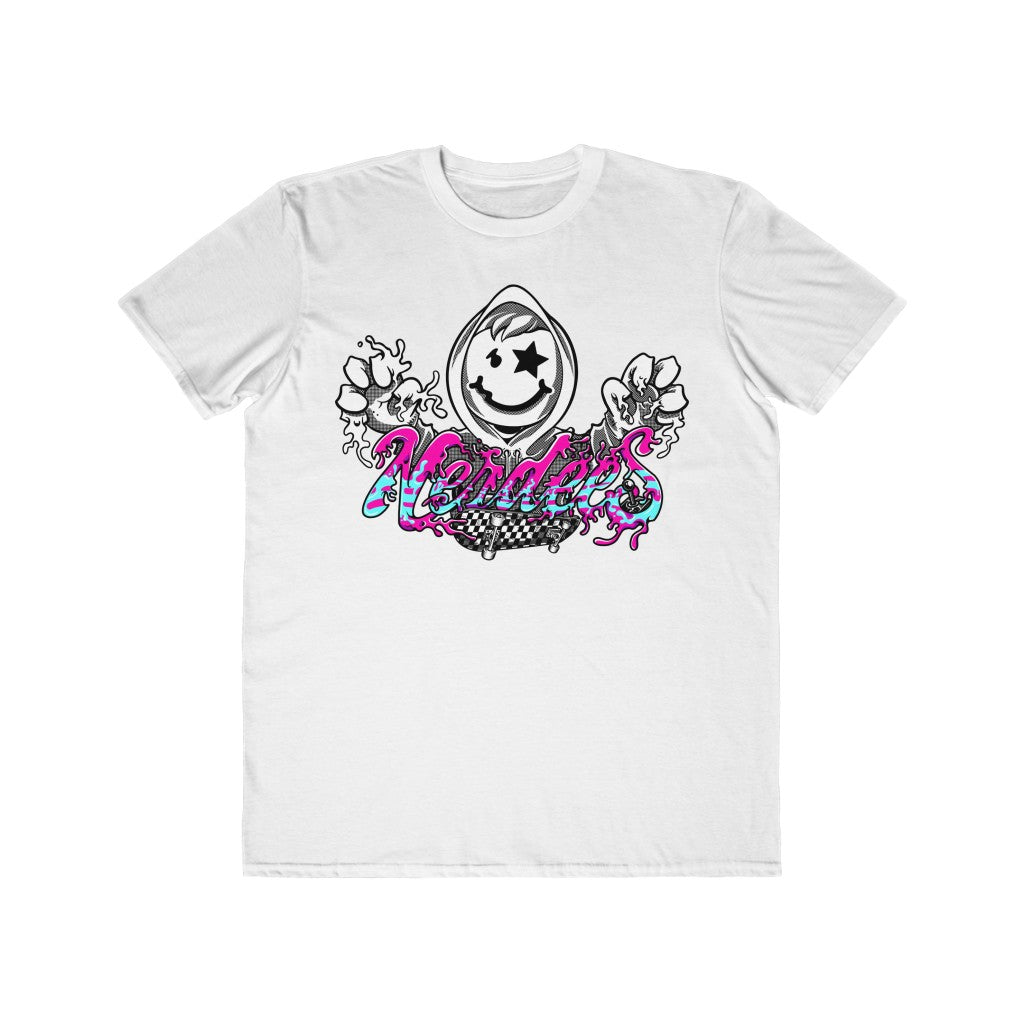 Nerdee's Game & Skate Shop Mascot (Design 01) -  Men's Lightweight Fashion Tee