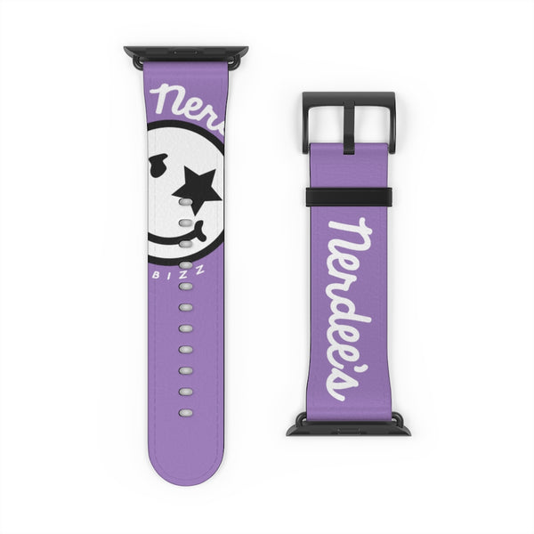 Nerdee's Official Logo Watch Band - (Design 02) Violet