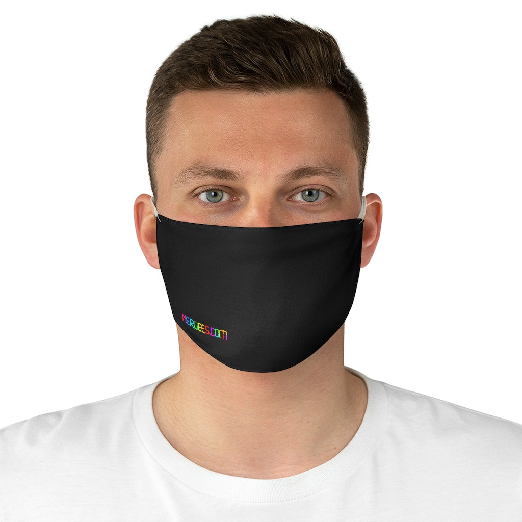 Nerdees.com Digital Colors Fabric Face Mask - Black