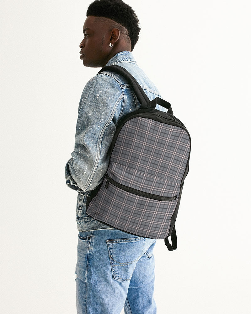Classical Plaid - Small Canvas Backpack