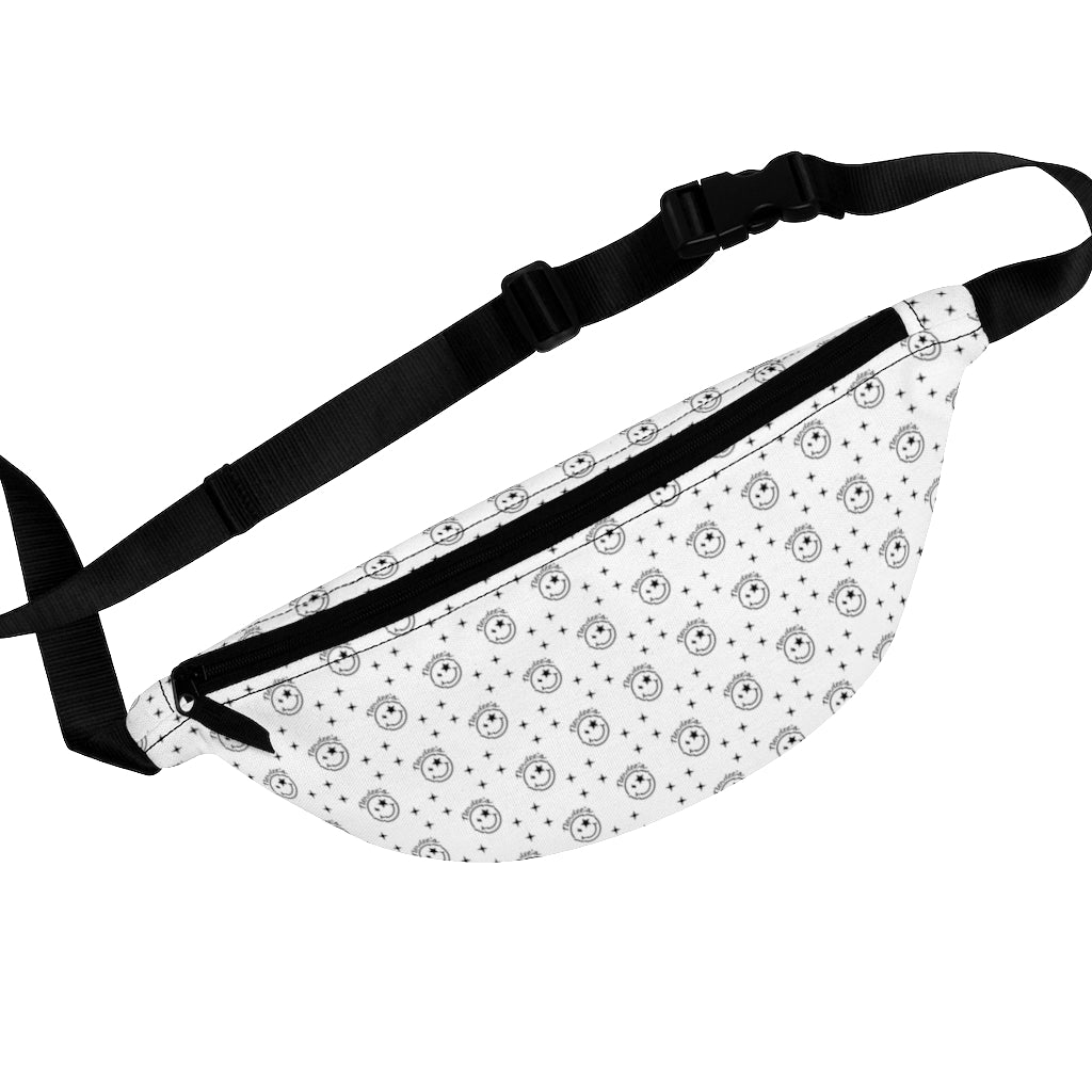 Nerdee's Logo Pattern (Design 01) - Fanny Pack - White