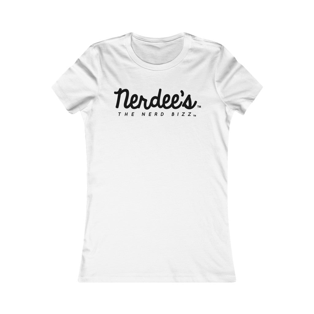 Nerdee's Official Script Logo - Women's Favorite Tee