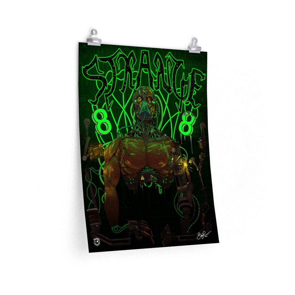 Nerdee's Collectible Comic Art - Strange 88 Comic Art "Experiment" (Limited) - Signed by Creator - Premium Matte vertical posters